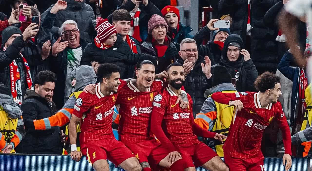 利物浦势不可挡!红军晋级欧冠四强 利物浦势不可挡!红军晋级欧冠四强